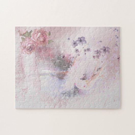 Ballerina Dance Florals Lint Legpuzzel (Horizontaal)