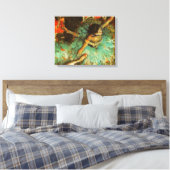 Ballerina Dance Groene Danser Edger Degas Schilder Canvas Afdruk (Insitu (Slaapkamer))