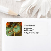 Ballerina Dance Groene Danser Edger Degas Schilder Etiket (Insitu)