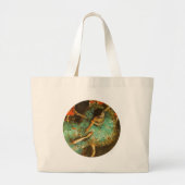 Ballerina Dance Groene Danser Edger Degas Schilder Grote Tote Bag (Voorkant)