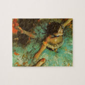 Ballerina Dance Groene Danser Edger Degas Schilder Legpuzzel (Horizontaal)
