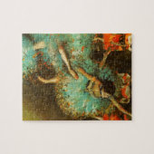 Ballerina Dance Groene Danser Edger Degas Schilder Legpuzzel (Horizontaal)