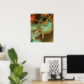 Ballerina Dance Groene Danser Edger Degas Schilder Poster (Thuiskantoor)