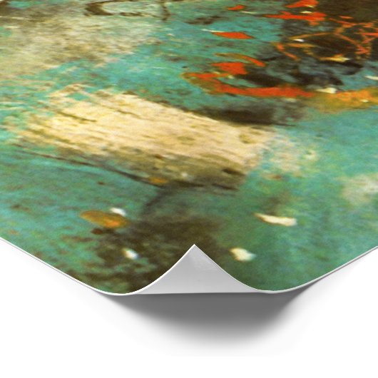 Ballerina Dance Groene Danser Edger Degas Schilder Poster (Hoek)