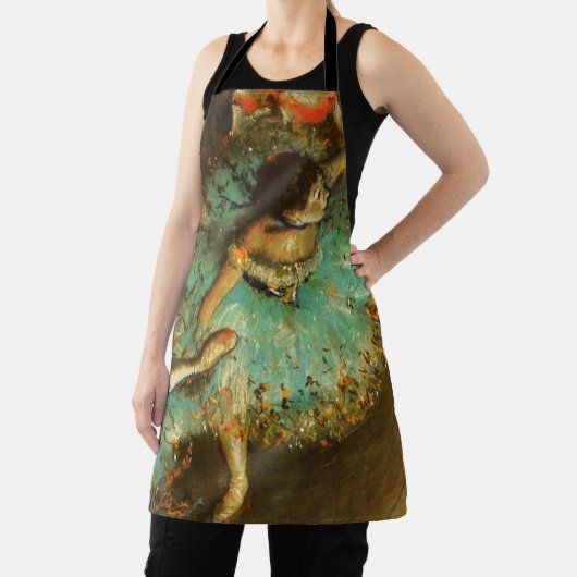 Ballerina Dance Groene Danser Edger Degas Schilder Schort (Insitu)