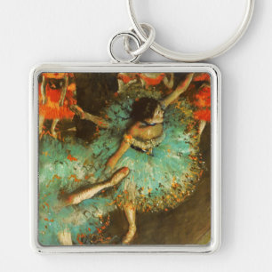 Ballerina Dance Groene Danser Edger Degas Schilder Sleutelhanger