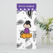 Ballerina Dance Overweging Uitnodigingen (Staand voorkant)