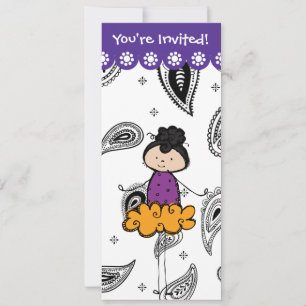 Ballerina Dance Overweging Uitnodigingen