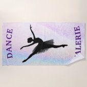 Ballerina Dance Pastel Strandlaken (Voorkant)