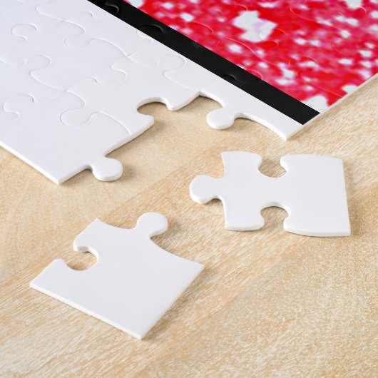 Ballerina Dance Puzzle met hart en haar naam! Legpuzzel (Zijkant)