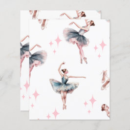 Ballerina Dance Scrapbook Papier