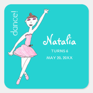 Ballerina Dance Stickers