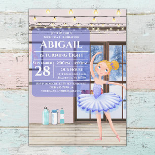 Ballerina Dance Studio Ballet Birthday Kaart