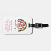 Ballerina Dance Studio Ballet Instructor Dancer Bagagelabel (Voorkant horizontaal)