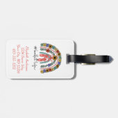 Ballerina Dance Studio Ballet Instructor Dancer Bagagelabel (Achterkant horizontaal)