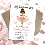 Ballerina Dance Twirl 4e Verjaardag Meisje Roze Kaart<br><div class="desc">Schattigee waterverf Ballet Ballerina Verjaardag waterverf kunstwerk. Kinderballerina verjaardagsthema. Gemakkelijk te personaliseren. Ook beschikbaar als digitale download!</div>
