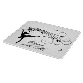 Ballerina Dance with Me Music Glass Snijplank (Hoek)