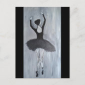 BALLERINA DANCER BRIEFKAART (Voorkant)