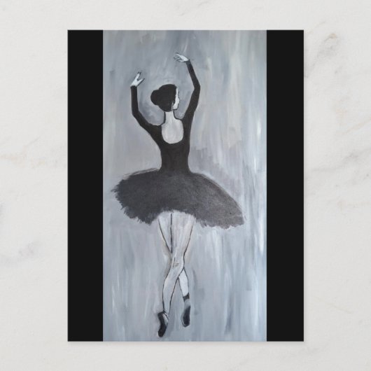 BALLERINA DANCER BRIEFKAART (Voorkant)