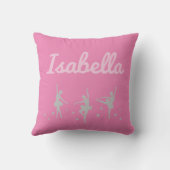 Ballerina Dancer Cushion | Overweging verjaardag Kussen (Achterkant)