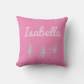 Ballerina Dancer Cushion | Overweging verjaardag Kussen (Voorkant)