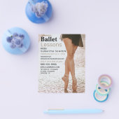 Ballerina Dancer, Dance Lesson Adverteren Flyer (Enkel)