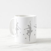 Ballerina Dancer Gift Mok | Overweging verjaardag (Voorkant links)