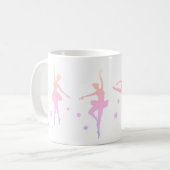 Ballerina Dancer Gift Mok | Overweging verjaardag (Voorkant links)
