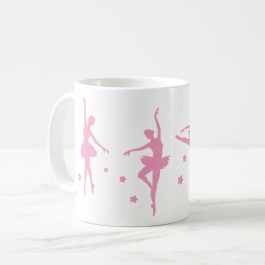 Ballerina Dancer Gift Mok | Waardering (Voorkant links)