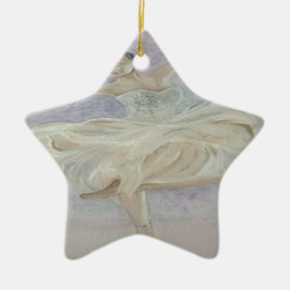 Ballerina Dancer Keramisch Ornament