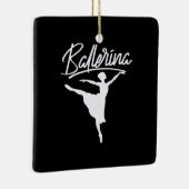 Ballerina Dancer Keramisch Ornament (Rechts)