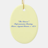 Ballerina Dancer Keramisch Ornament (Achterkant)