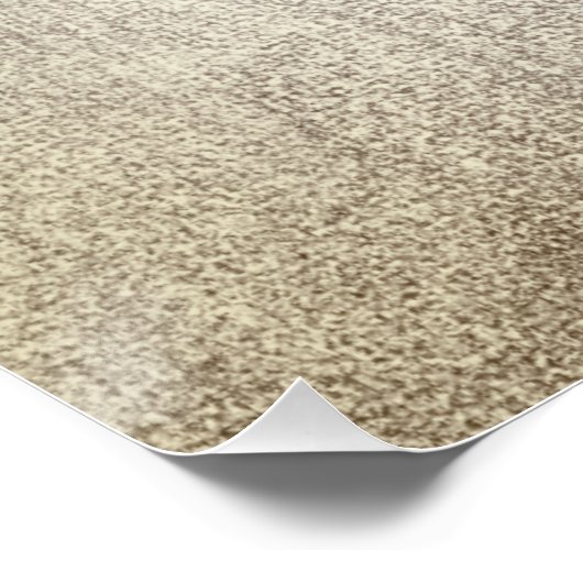 Ballerina Dancer Metallic Grijs Foxier Glitter Gou Poster (Hoek)