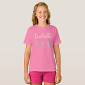 Ballerina Dancer Name Tshirt | Overweging verjaard (Voorkant volledig)