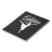 Ballerina Dancer Notitieblok (Linkerzijde)