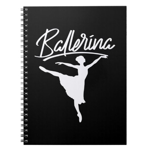 Ballerina Dancer Notitieboek (Voorkant)
