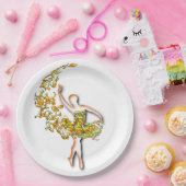 Ballerina Dancer Papieren Bordje (Feest)