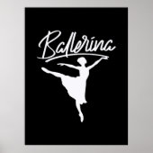Ballerina Dancer Poster (Voorkant)