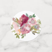 Ballerina Dancer | Roze Bloemen Ballet Verjaardag Confetti (Kleine voorkant)