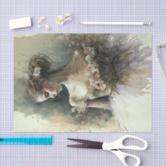 Ballerina Dancer Tissuepapier (Craft)