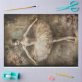 Ballerina Dancer twee Tissuepapier (Craft)