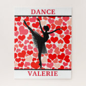 Ballerina Dancer Valentijnsdag Puzzle Legpuzzel (Verticaal)