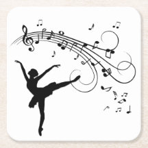 Ballerina Dancing and the Music Follows