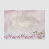 Ballerina Dancing en Pointe Floral Decoupage Tissuepapier (Voorkant)