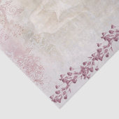 Ballerina Dancing en Pointe Floral Decoupage Tissuepapier (Detail)