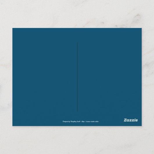 Ballerina Dancing in Colorful Landscape Briefkaart (Achterkant)