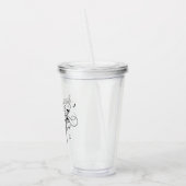 Ballerina Dancing with Music Acryl Drinkbeker (Links)