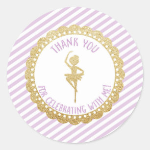 Ballerina dank u voor Stickers