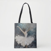 Ballerina Dans Abstracte Kunst Tote Bag (Voorkant)
