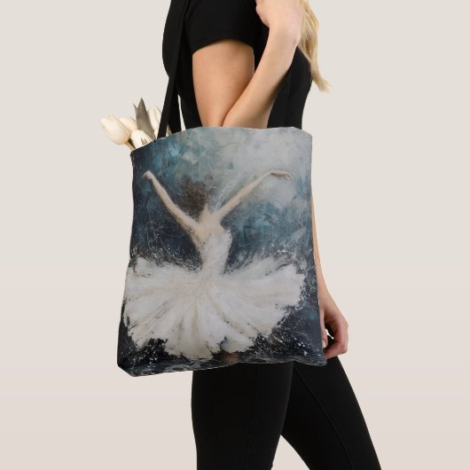 Ballerina Dans Abstracte Kunst Tote Bag (Dichtbij)